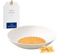 Villeroy & Boch - Fleur vert Pasta Bowl Green, Dishwasher-Safe, Microwave-Safe, Bowl for Pasta, Noodles, Bowls and Salads, Deep Pasta Plate, Dining Plate, Premium Porcelain