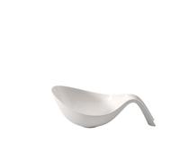 Villeroy & Boch - Flow Bowl with Handle, for Large Salads/soups/Pasta, Premium Porcelain, Dishwasher and Microwave Safe, White, 1800 ml