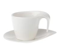 Villeroy & Boch - Flow Espresso Cup With Saucer - White