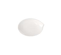 Villeroy & Boch Flow Oval Serving Plate, 36 cm, Premium Porcelain, White