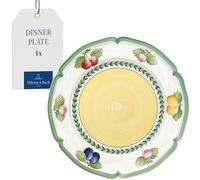 Villeroy & Boch French Garden Fleurence Dinner Plate, 26 cm, Premium Porcelain, White/Multicoloured