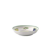 Villeroy & Boch French Garden Fleurence Shallow Bowl, 24 cm, Premium Porcelain, White/Coloured