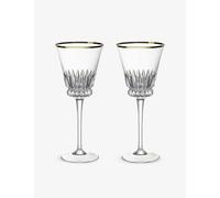 Villeroy & Boch Grand Royal Gold Crystal-glass White Wine Glasses Set of 2