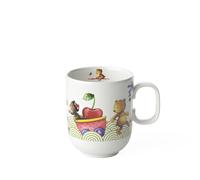Villeroy & Boch Hungry as a Bear Children's Mug with Handle, 250 ml, Premium Porcelain, White/Coloured