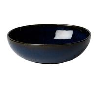 Like. by Villeroy and Boch - Lave Bleu Bowl, 600 ml, Charming, Medium Bowl Made from Stoneware for Crunchy Salads, Dishwasher and Microwave-Safe