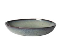like. by Villeroy & Boch - Lave Fruit Bowl Grey, Dishwasher Safe, Microwave Safe, Flat Bowl, Fruit Bowl, Salad Bowl, Decorative Bowl, Ramen Bowl, Plate for Pasta, Dinner Plate Ceramic, Earthenware