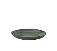 Villeroy & Boch - Lave vert Bowl Flat Green, Dishwasher-Safe, Microwave-Safe, Rustic Bowl for Pasta, for Meals & antipasti, Crockery in a Handmade Look, with a Reactive Glaze, Earthenware