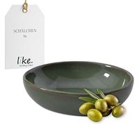 Villeroy & Boch - Lave vert dip Bowl Small Green, Dishwasher-Safe, Microwave-Safe, Small Bowl for sauces & Snacks, Handmade Look, dip Bowl with a Reactive Glaze, Earthenware