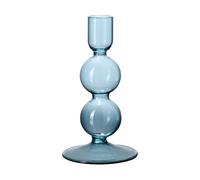 Like. by Villeroy & Boch - Like Home Ice Candleholder Blue, Elegant Glass Candleholder for Taper Candles, Home Decoration, Modern Design, Candleholder Decoration, Borosilicate Glass