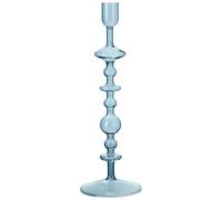 like. by Villeroy and Boch - Like Home candle holder in blue, 8 x 8 x 27 cm, borosilicate glass
