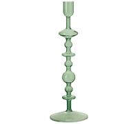 like. by Villeroy & Boch - Like Home Sage Candleholder Large Green, Elegant Glass Candleholder for Taper Candles, Home Decoration, Modern Design, Candleholder Decoration, Borosilicate Glass