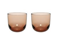 Villeroy & Boch Like water glass 28 cl 2-pack Clay