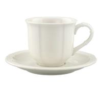 Villeroy & Boch - Manoir Espresso Cup With Saucer - White