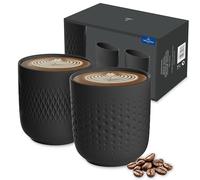 Villeroy & Boch - Manufacture Coffee Mug 280 ml Black, Dishwasher Safe, Microwave Safe, Coffee Set, Mugs, Ceramic Cups, Tableware, Dinnerware, Premium Porcelain