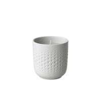 Villeroy & Boch - Manufacture Collier Blanc Scented Candle Perle Sparkle 8.5 x 8.5 x 9 cm, Premium Porcelain, 40 Hours Burning time