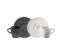 Villeroy & Boch Manufacture Mickey Mouse 2 Cup & Saucer Set, 2 × 160 ml