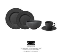 Villeroy & Boch - Manufacture Rock Black - Set Plates 20 pieces 4 people | -20%