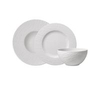 Villeroy & Boch Manufacture Rock Blanc Starter Set 6pcs - Plates & Bowls