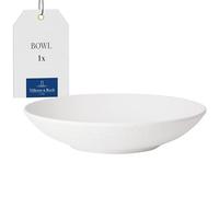 Villeroy & Boch Manufacture Rock Blanc Bowl (23.5 cm), Premium Porcelain, White