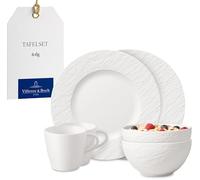 Villeroy & Boch Manufacture Rock Porcelain Breakfast Set of Six
