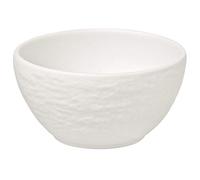 Villeroy & Boch - Manufacture Rock Blanc dip Dish, Elegant Dishes for Finger Food and dips, Premium Porcelain, Dishwasher Safe, White