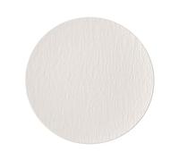 Villeroy & Boch Manufacture Rock Blanc Gourmet Plate, 31.7 cm, Premium Porcelain, White