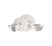 Villeroy & Boch Manufacture Rock Blanc Mickey Mouse Breakfast Set, 4 pcs.