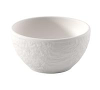 Villeroy & Boch Manufacture Rock Blanc - Mickey Mouse - Dip Bowl, White, Dishwasher-Safe & Microwave-Safe, Slate Look in White with Disney Mickey Mouse Chalk Decoration, Premium Porcelain