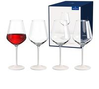 Villeroy & Boch Manufacture Rock Blanc Crystal-glass Wine Glasses set of Four