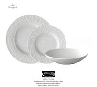 Villeroy & Boch Manufacture Rock Blanc Bowl (23.5 cm), Premium Porcelain, White