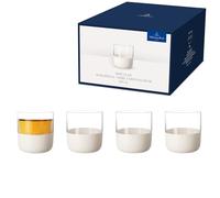 Villeroy & Boch - Manufacture Rock Shot Glasses 4 cl 4-pack, White - White