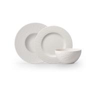 Villeroy & Boch Manufacture Rock Blanc Starter Set 6pcs - Plates & Bowls