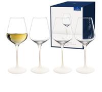 Villeroy & Boch - Manufacture Rock White Wine Glass 38 cl 4-pack, White - White