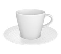 Villeroy & Boch Manufacture Rock Blanc Coffee Cup & Saucer