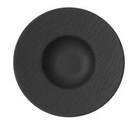 Villeroy & Boch Manufacture Rock Pasta plate Round Porcelain Black 1 pc(s)