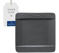 Villeroy & Boch Manufacture Rock Noire Square Flat Plate