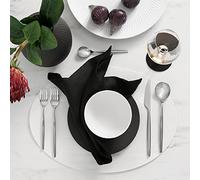 Villeroy & Boch Manufacture Rock Faux-Leather Oval Reversible Placemats, Set of 4, White
