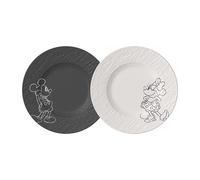 Villeroy & Boch Manufacture Rock Mickey Mouse Breakfast Plates