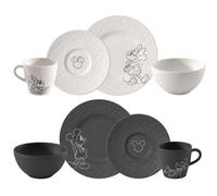 Villeroy & Boch Manufacture Rock Mickey Mouse 8 Piece Breakfast Set