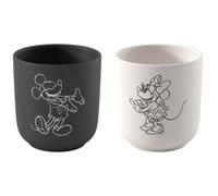 Villeroy & Boch - Manufacture Rock Mickey Mouse Coffee Cup, 2-pack - Black