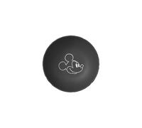 Villeroy & Boch Manufacture Rock - Mickey Mouse - Dessert Bowl, Black, Dishwasher-Safe & Microwave-Safe, Distinctive Slate Look with Disney Mickey Mouse Chalk Decoration, Premium Porcelain