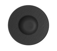 Villeroy & Boch Manufacture Rock Pasta plate Round Porcelain Black 1 pc(s)