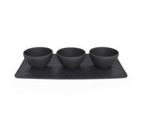 Villeroy & Boch Manufacture Rock Pasta plate Round Porcelain Black 1 pc(s)