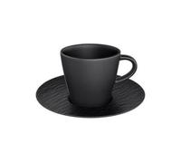 Villeroy & Boch Manufacture Rock Noire Espresso Cup & Saucer