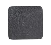Villeroy & Boch Manufacture Rock Noire Square Serving Plate / Gourmet Plate