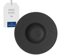 Villeroy & Boch Manufacture Rock Pasta plate Round Porcelain Black 1 pc(s)
