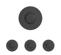 Villeroy & Boch - Manufacture Rock Pasta Plate 28 cm, Slate Look, Black Plate, Deep, for Pasta, for Soup, for Dining Tableware, Ceramic, Premium Porcelain (Pack of 4)