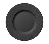 Villeroy & Boch Manufacture Rock plate Ø27 cm black