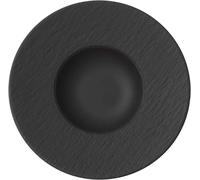 Villeroy & Boch Manufacture Rock Pasta plate Round Porcelain Black 1 pc(s)