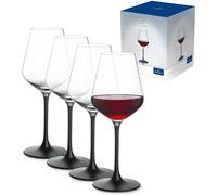 Villeroy & Boch Manufacture Rock red wine glass 47 cl 4-pack Clear-black
